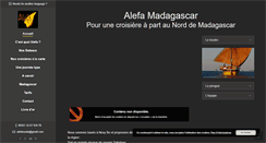 Desktop Screenshot of pirogue-madagascar.com